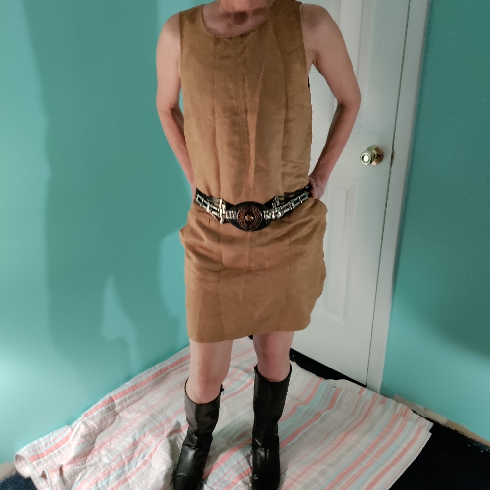 3/30 Vegan Suede Dress